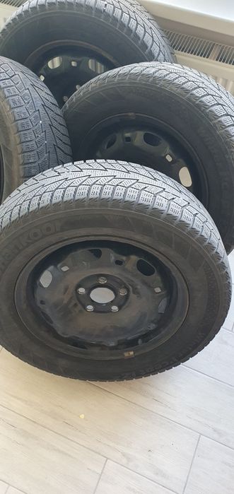 Резина 4 колеса "Hankook winter" зима 185/65/r14 +диски оригінальні VW
