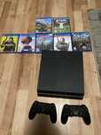 Konsola PS4 1TB 2Pady plus gry