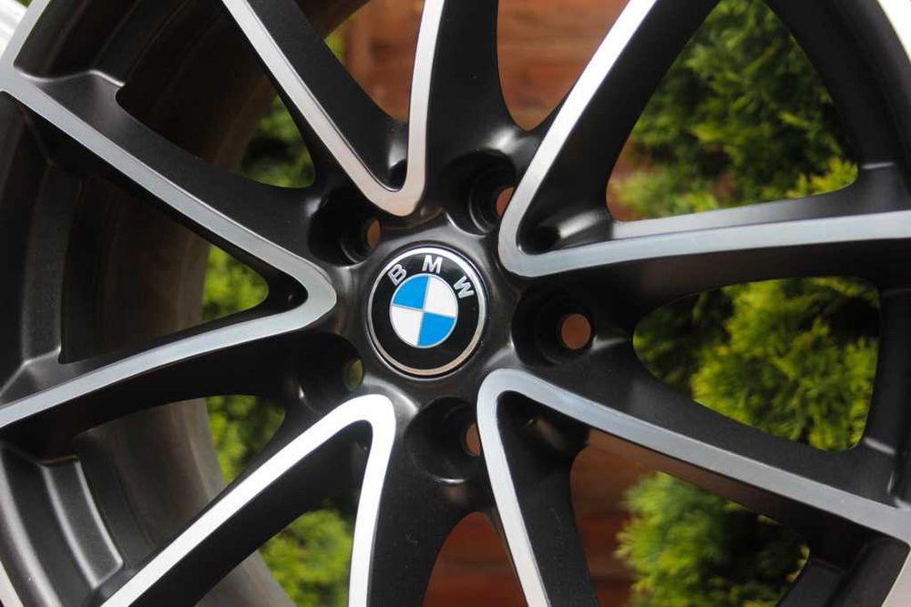5x112 17 cali BMW X1 X2 1 CIEMNY GRAFIT CNC półmat