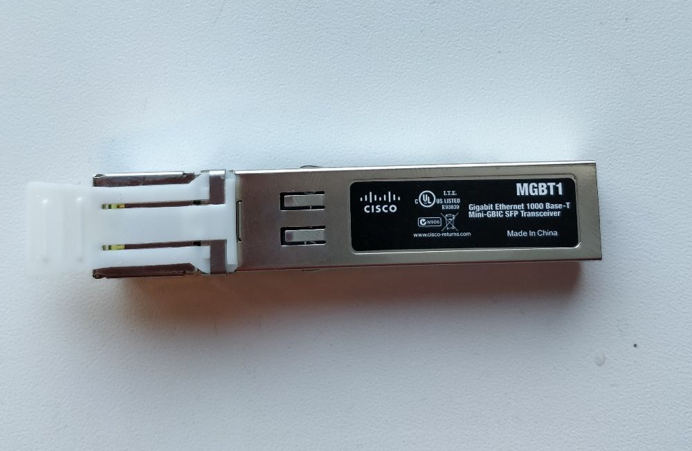 Модуль SFP Cisco MGBT1 (1 Gbps, RJ-45) для коммутаторов Cisco