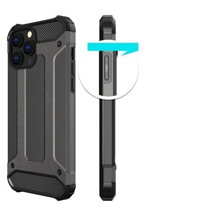 Hybrid Armor Pancerne Hybrydowe Etui Pokrowiec Iphone 13 Pro Max Złoty