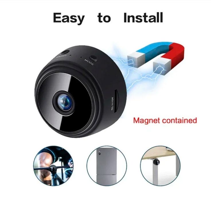 Відеореєстратор. Міні відео камера A9 IP WiFi FullHD 1080,нічна зйомка