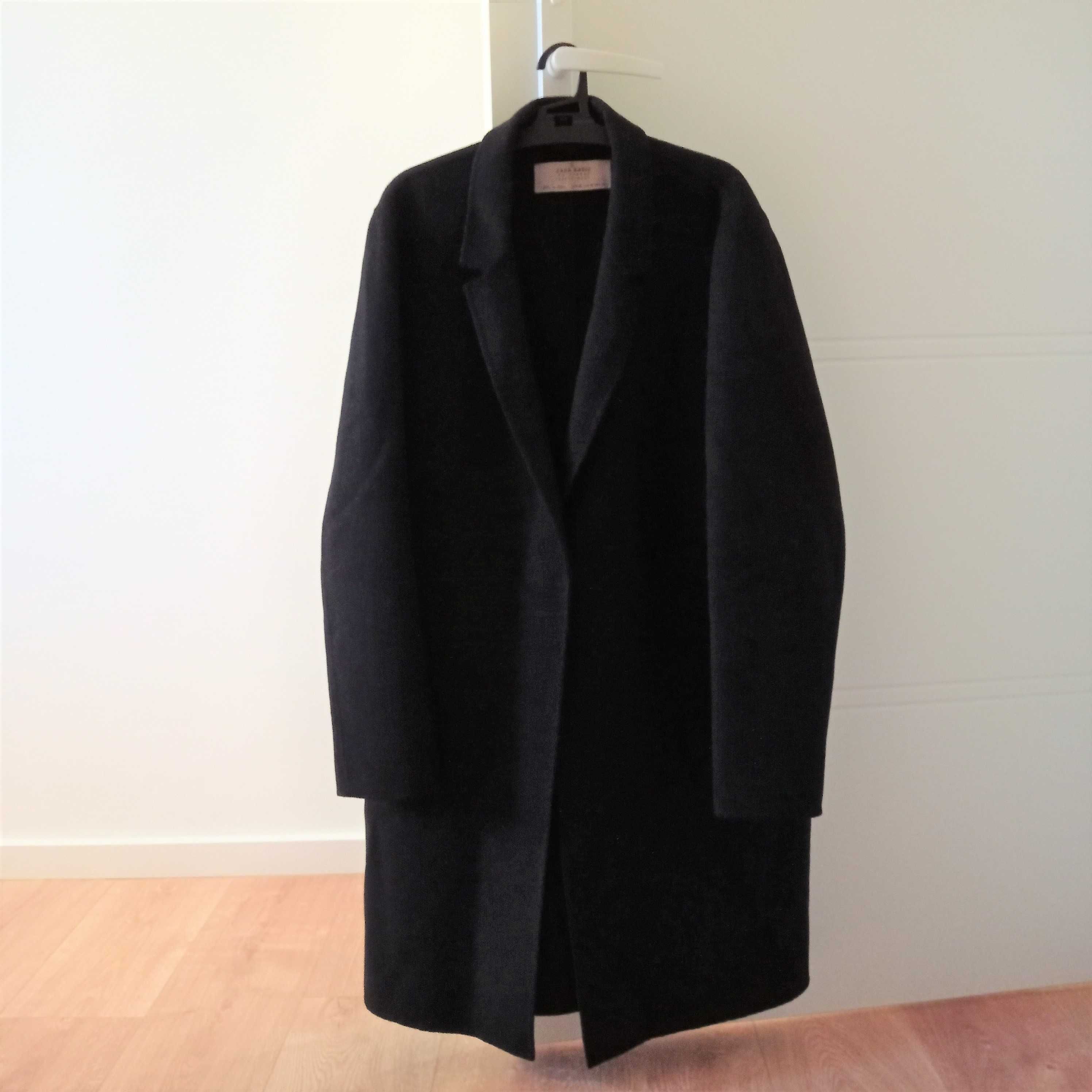 płaszcz wełniany Zara Basic XL
