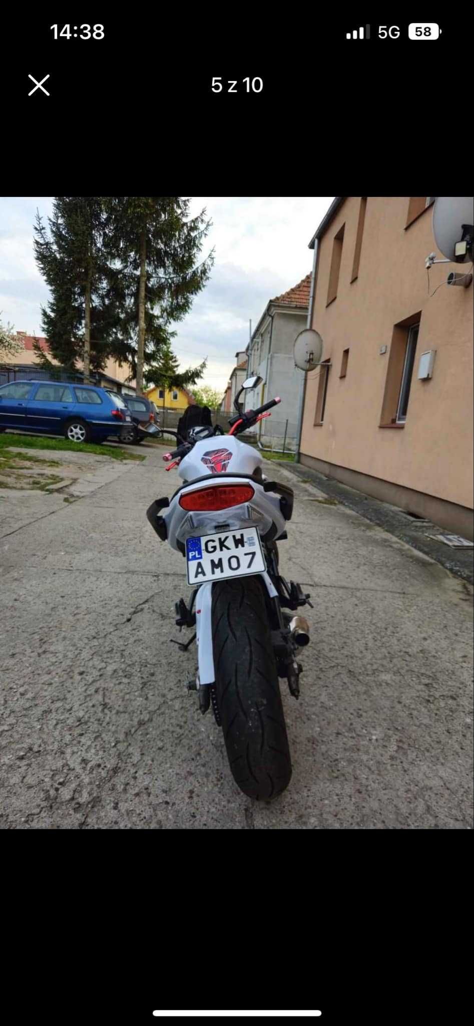 Kawasaki ER6N 2009r zarejestrowany na Kat A2 (odblokowany pełna moc )