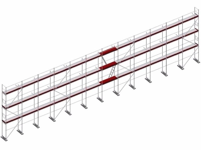 Rusztowanie rusztowania budowlane 306 m2 TOTALNA WYPRZEDAŻ