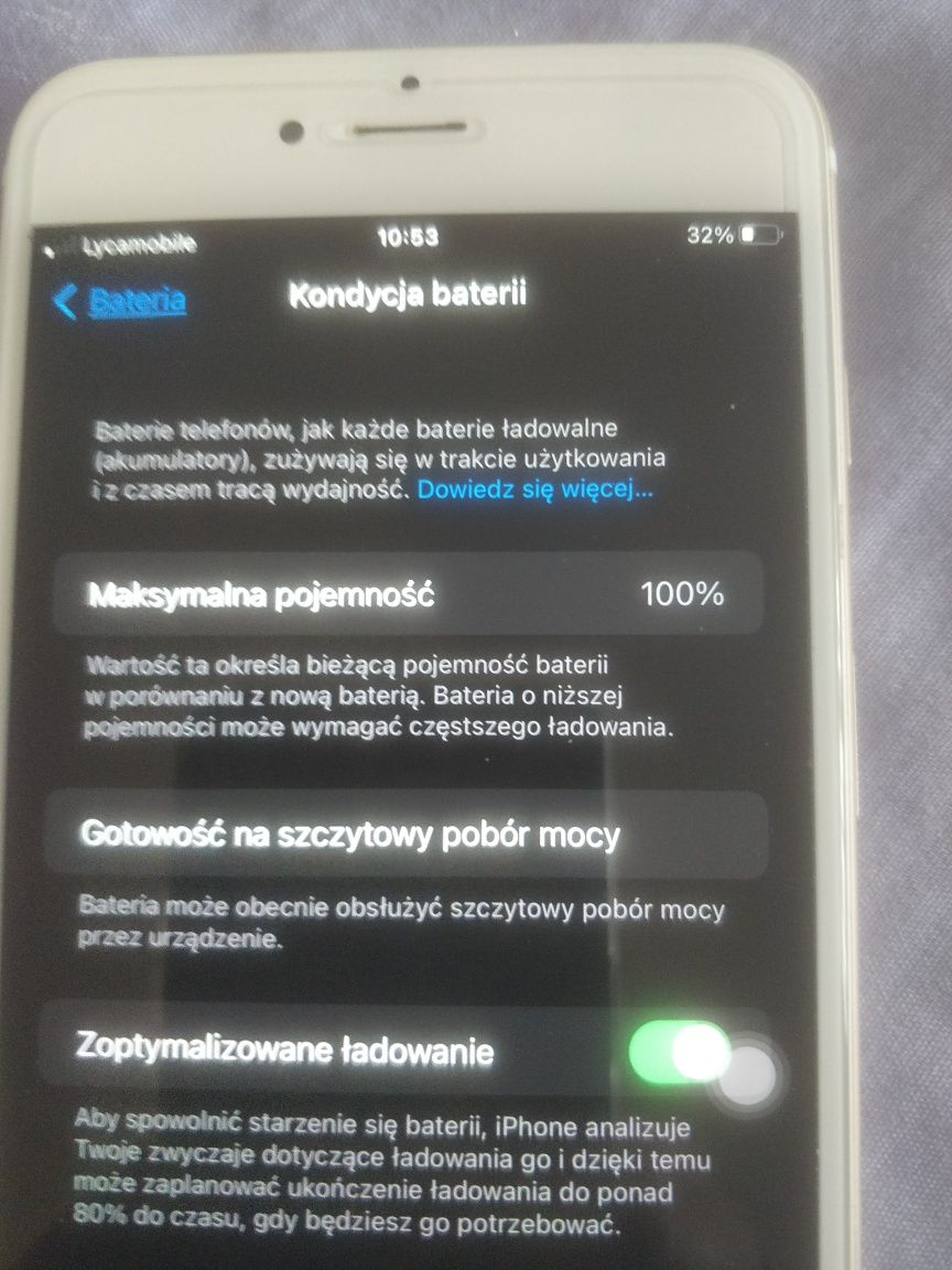 Zadbany iPhone 6s plus