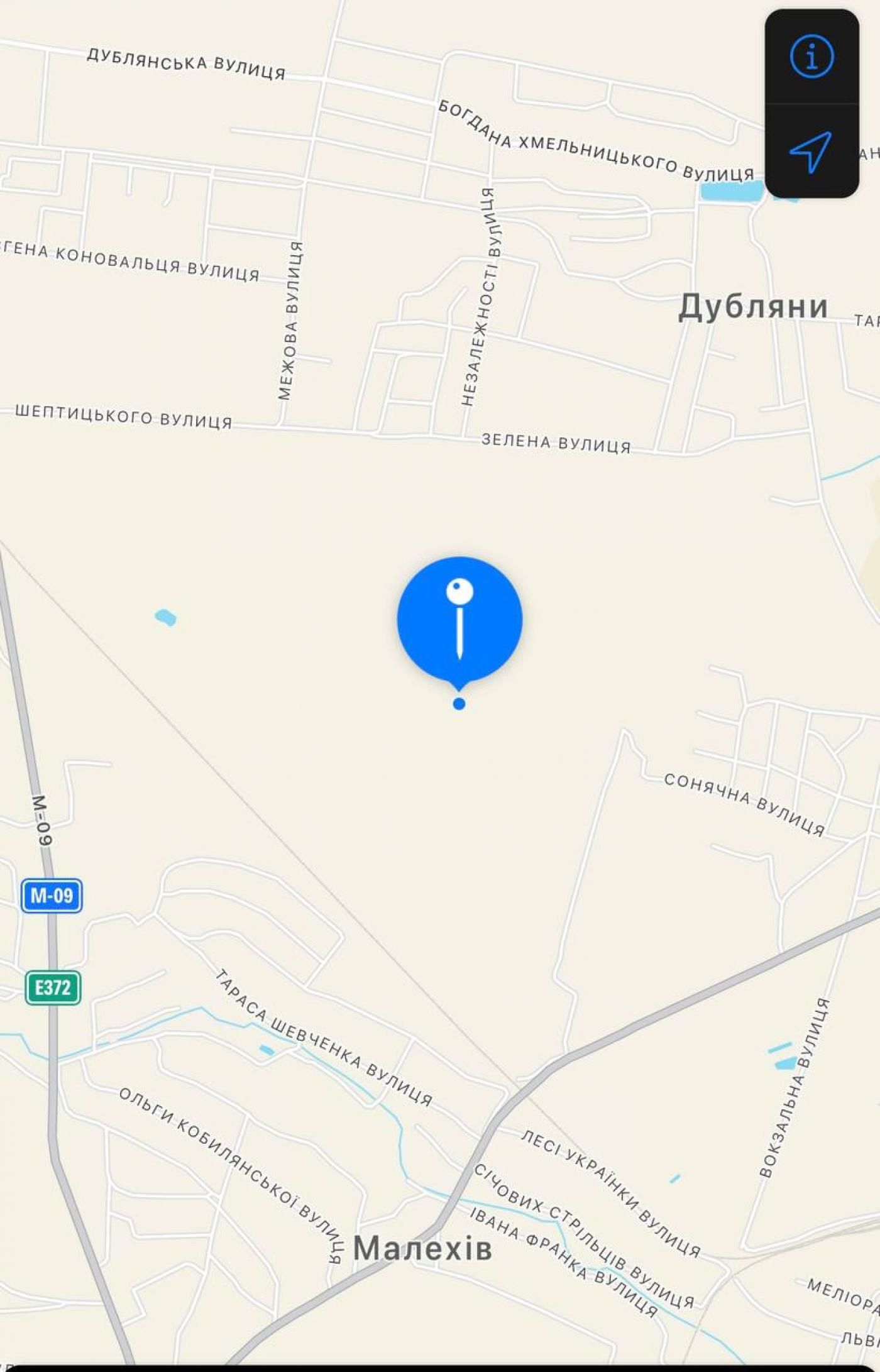 Земельна ділянка під забудову с. Малехів