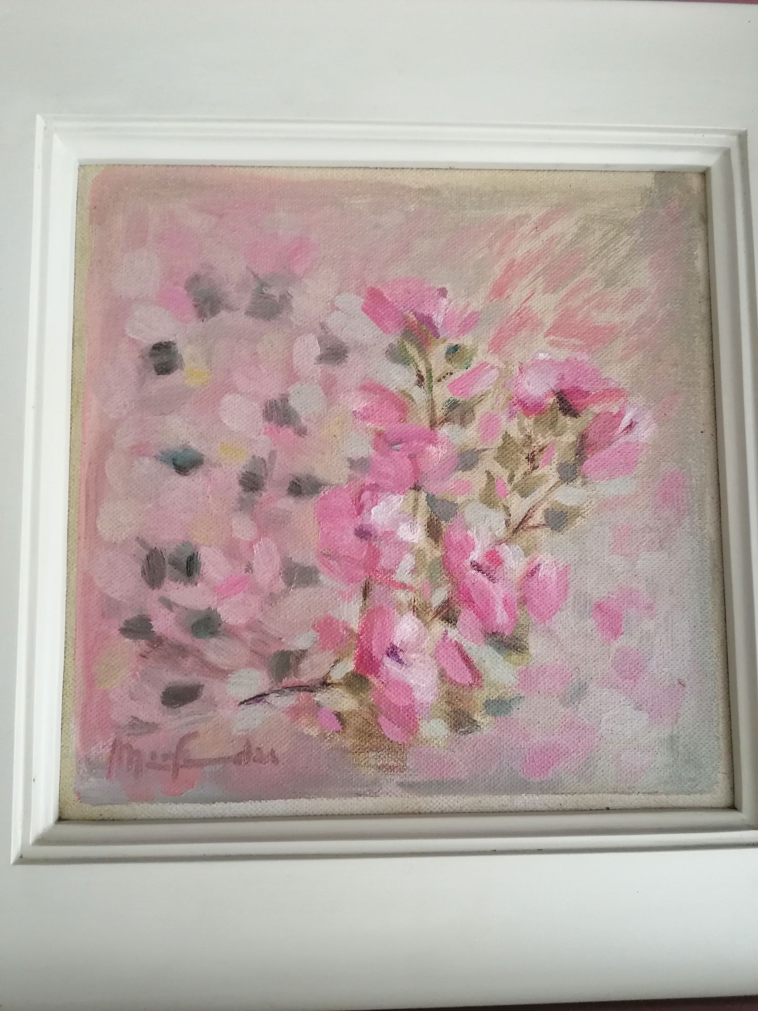 Quadro pintado à mão