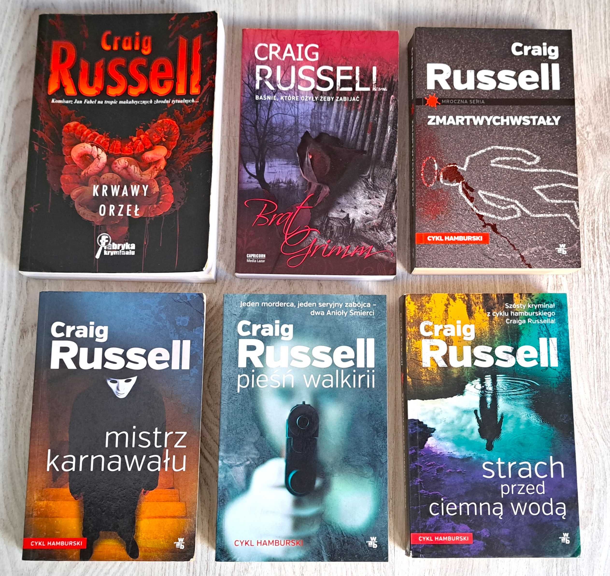 6x Craig Russell Krwawy orzeł Brat Grimm Zmartwychwstały Strach przed