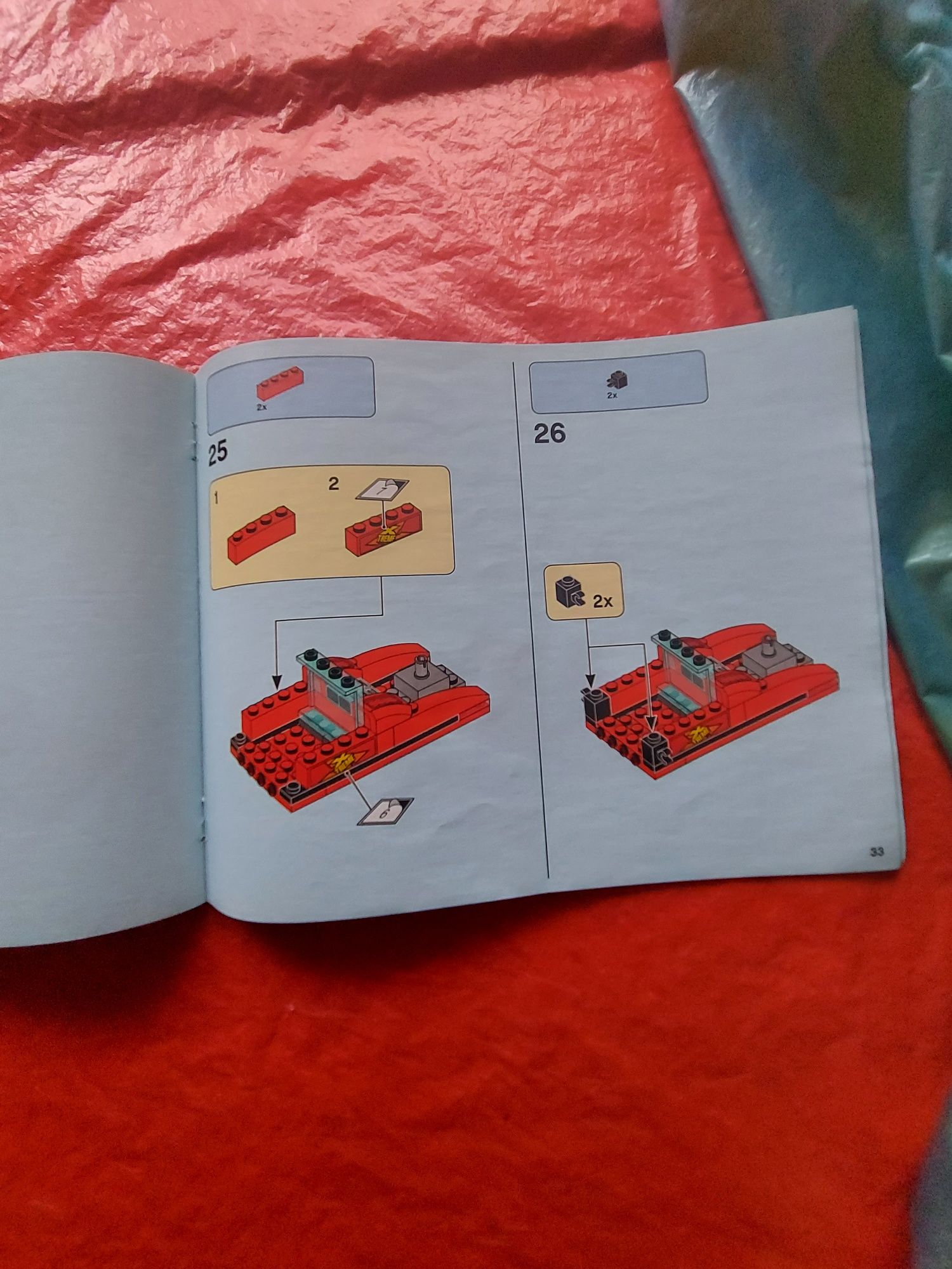 Książka instrukcja Lego 2019rok