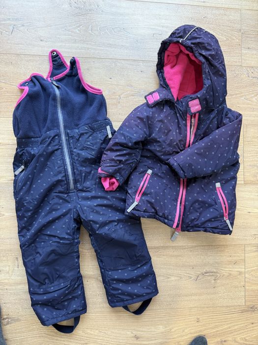Kurtka i spodnie zimowe kombinezon 92