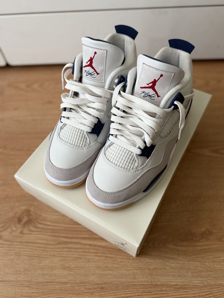 Air jordan 4 Sb White/ Navy
