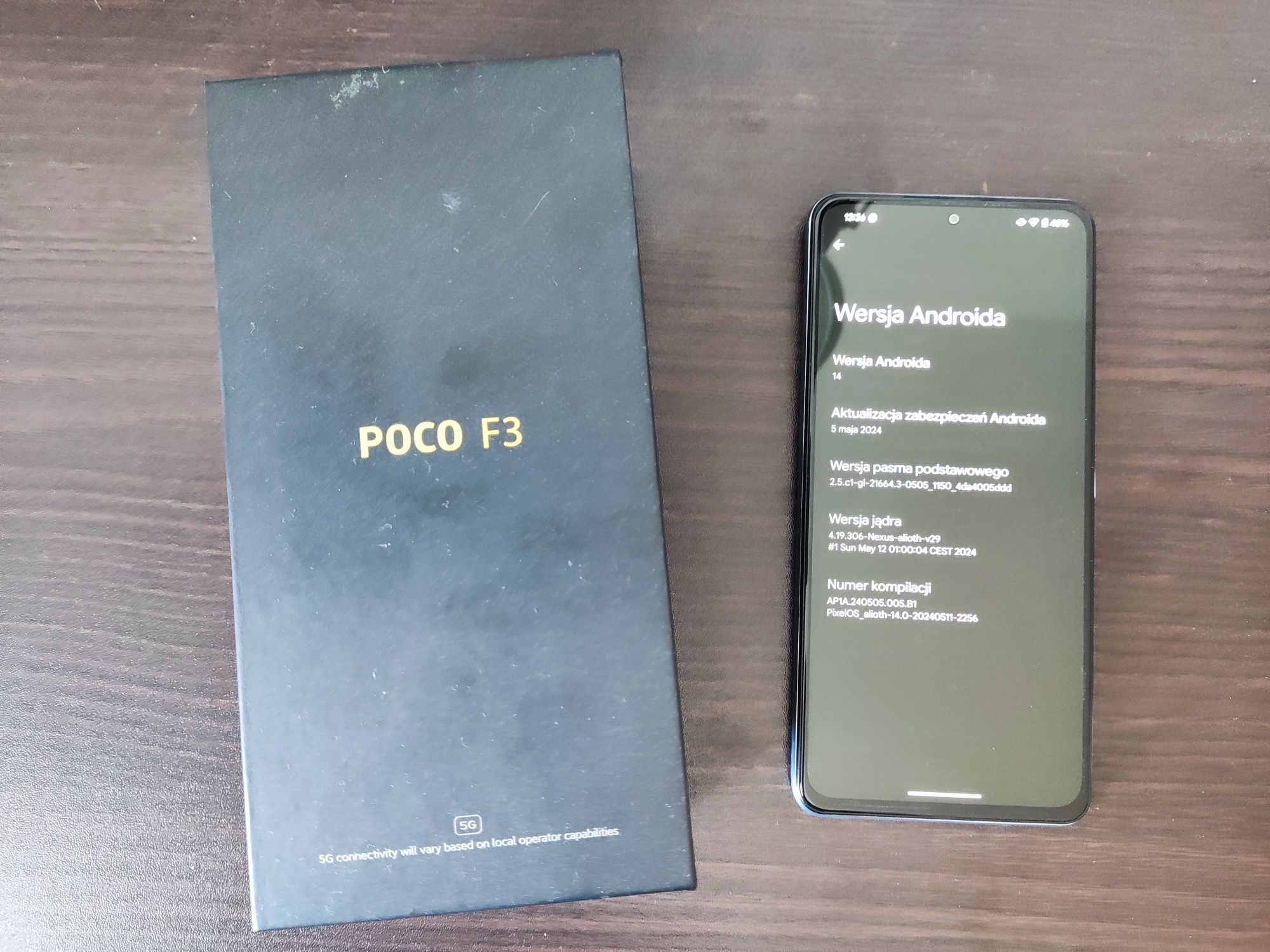 Smartfon telefon Xiaomi Pocophone F3 8/256GB Deep Sea Blue Android 14