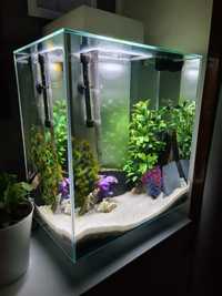 Akwarium Fluval Edge 46l białe stan idealny