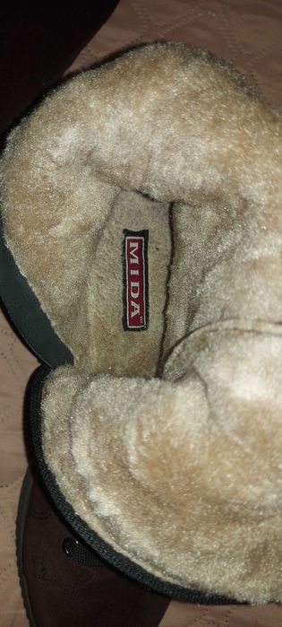 Чоботи зимові жіночі замшеві 39 розмір