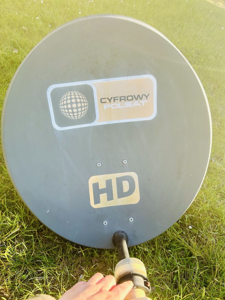 Antena satelitarna - talerz Cyfrowy Polsat + kabel antenowy