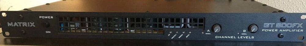 Matrix GT800FX guitar power amp