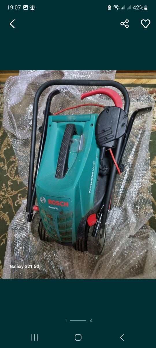 Продам газонокосилка Bosch 32 1200w