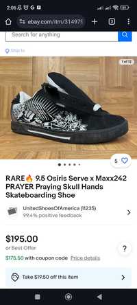 Rare Osiris shoes (дутишы)