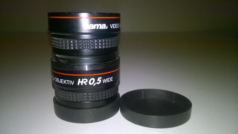 Hama - Video objetiv HR 0.5 wide - HR 1.5 tele