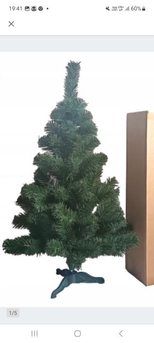 Choinka sztuczna 100 cm gęsta zielona tradycyjna