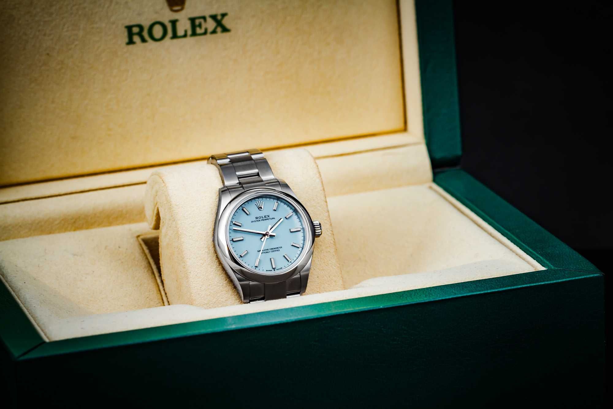 Rolex Oyster Perpetual Tiffany Blue