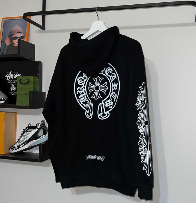 Худі Chrome Hearts чорного кольору