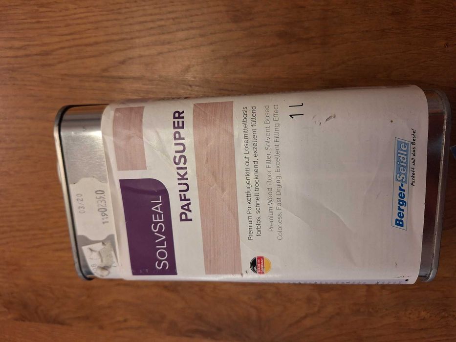 Szpachla do parkietu Berger Pafuki Super 1L