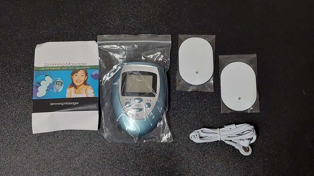 Eletroestimulador 4 vias EMS + TENS fisioterapia massagem Novo