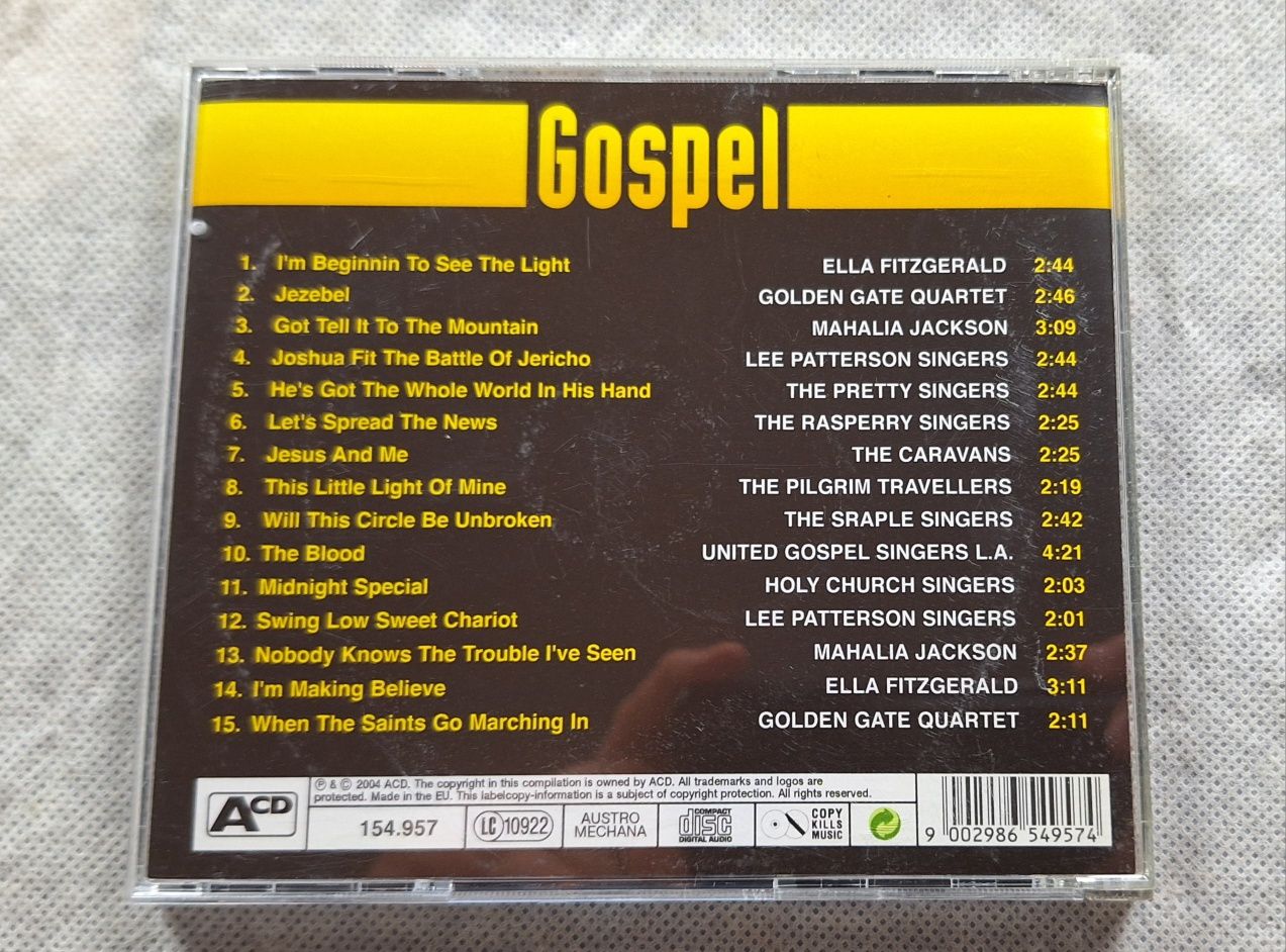 Płyta CD Gospel Ella Fitzgerald Mahalia Jackson