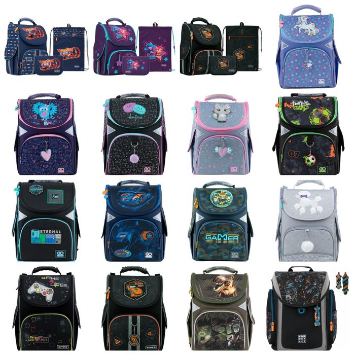 Рюкзак,  Набір каркасний  Kite, GoPack 1-4клас , 116-134см+