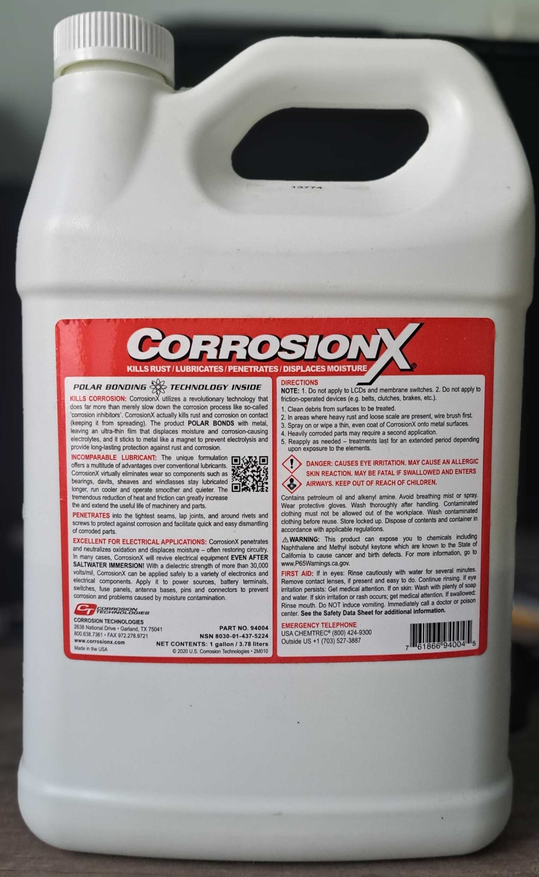 Corrosion X - лучший ингибитор коррозии