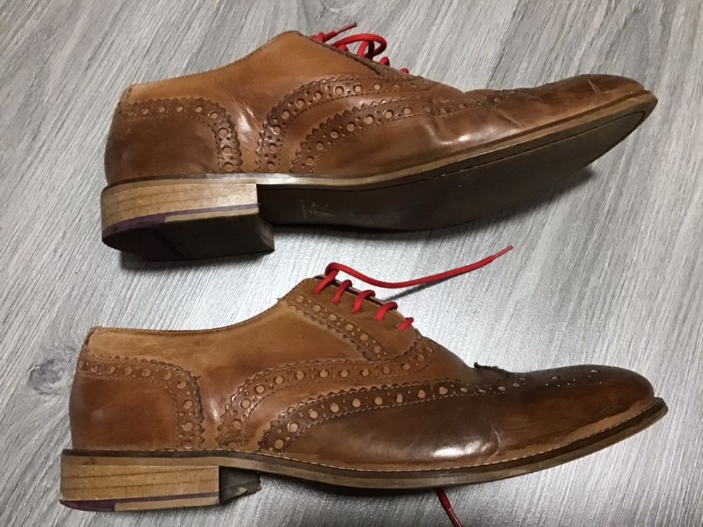 Туфлі броги чоловічі шкіряні кожанные london brogues