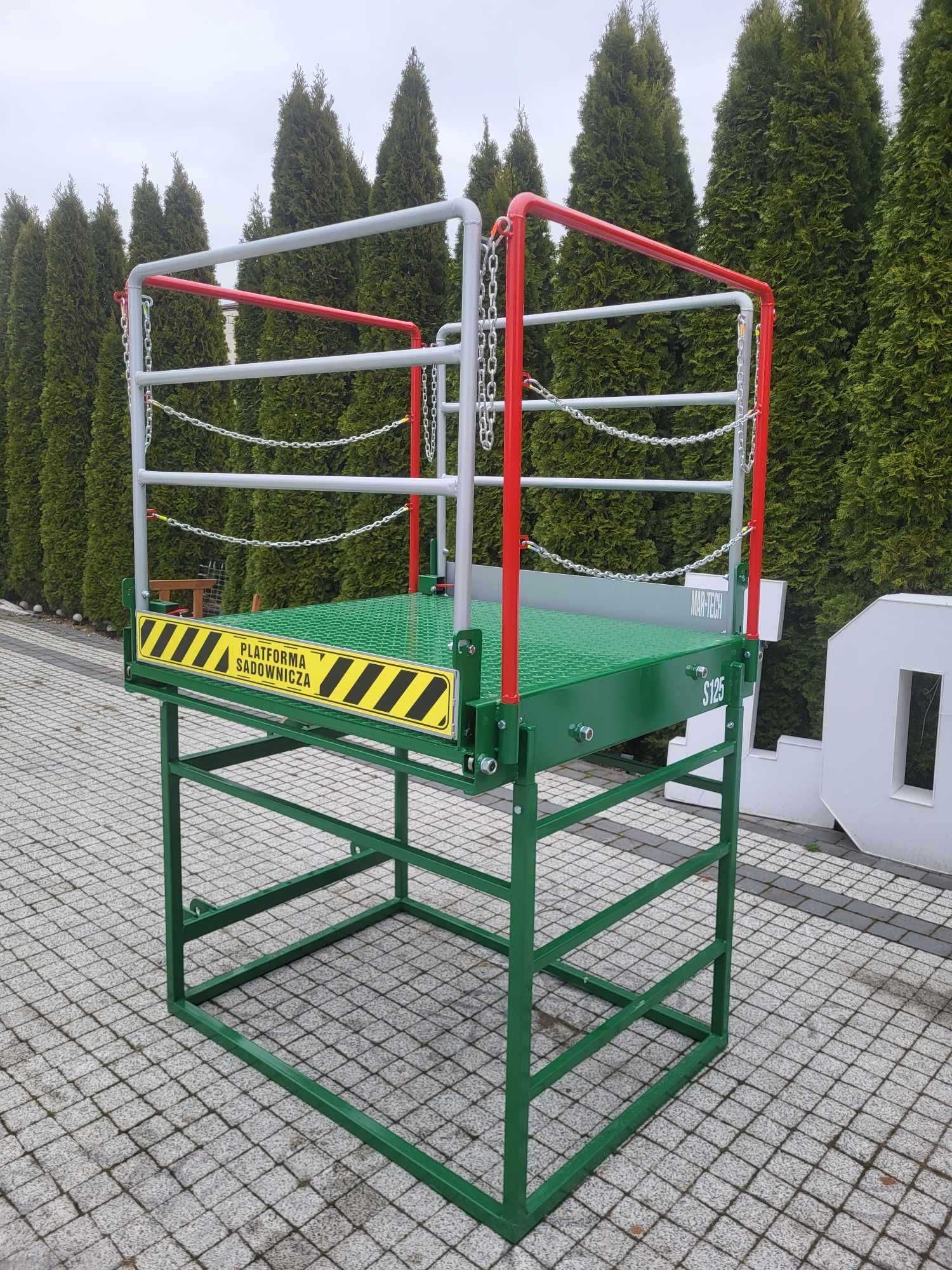 Platforma sadownicza podest sadowniczy balkon sadowniczy