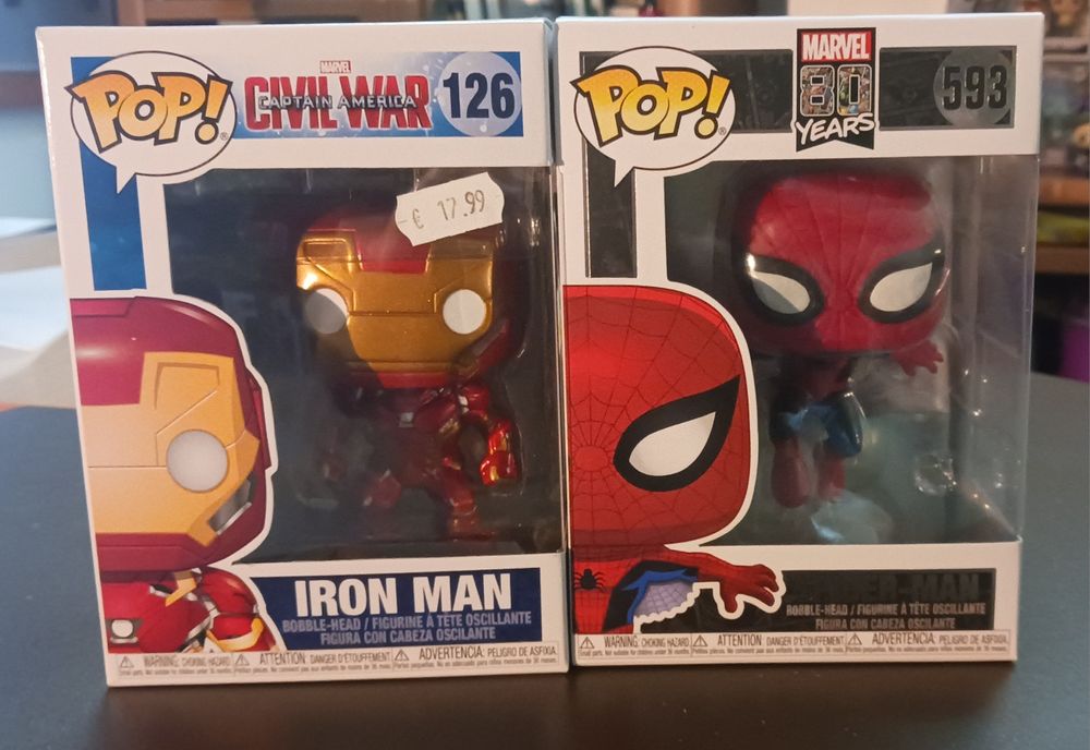 Iron Man + Spider Man - Funko POP