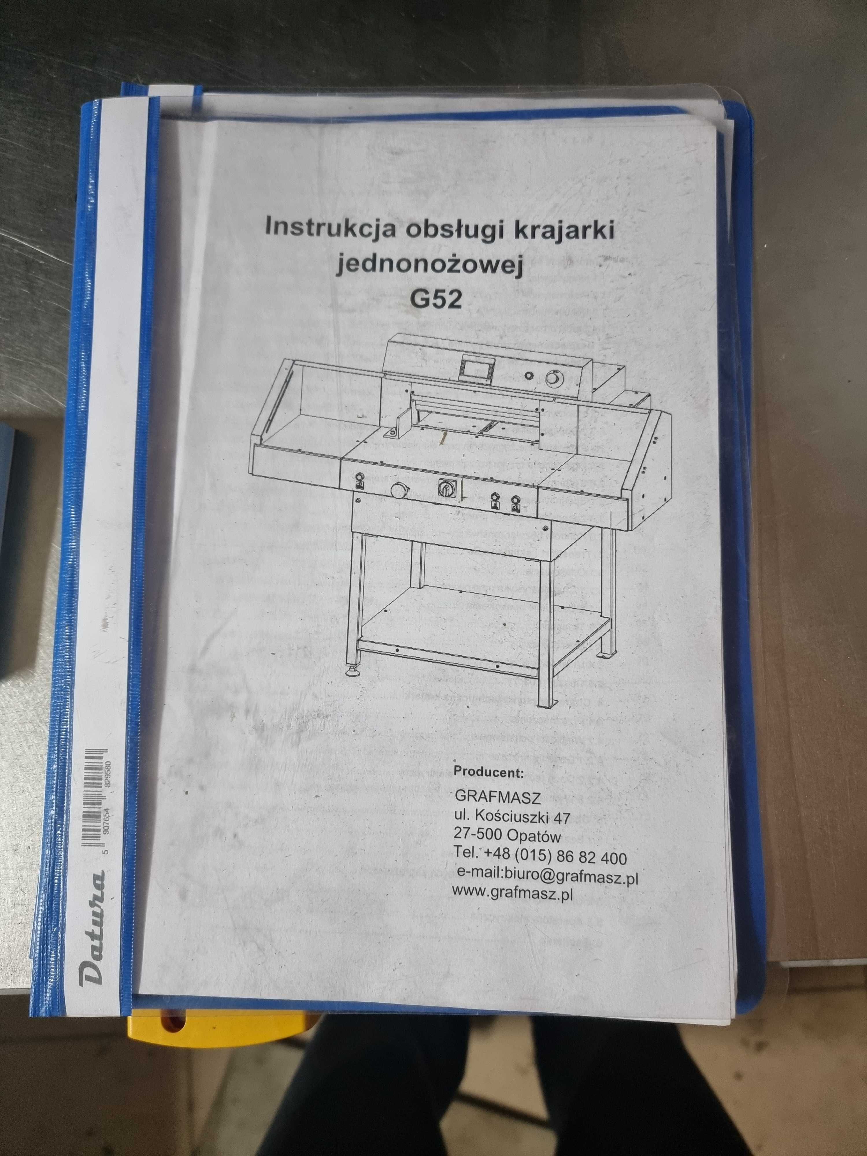 Gilotyna GrafCut G52 (jednonożowa z programatorem)