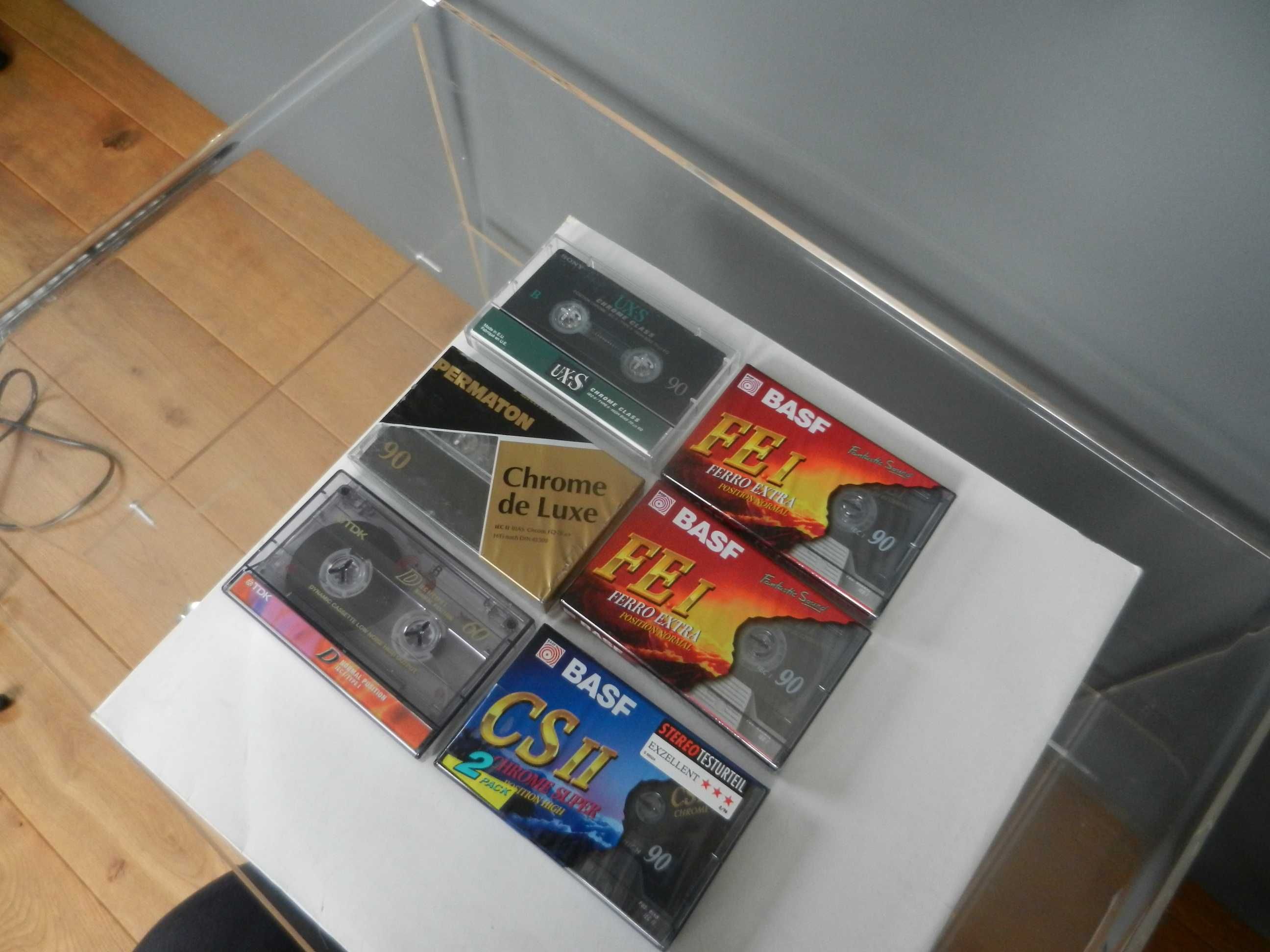 6 X Nowe Kasety Magnetofonowe