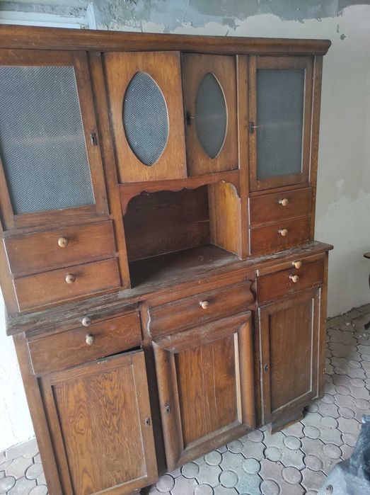 Piękny kredens PRL 2 częściowy