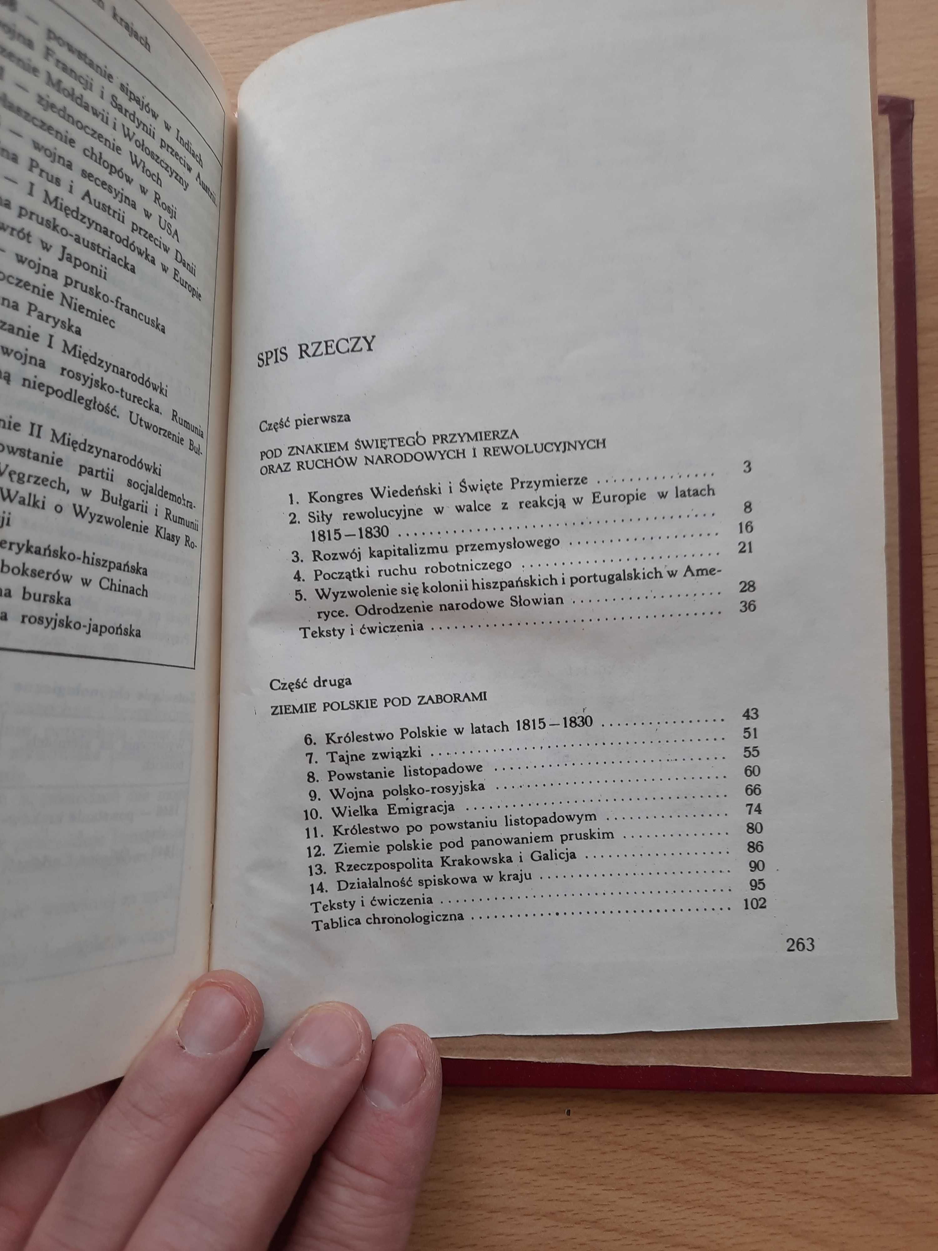 Historia dla klasy III Liceum Ogólnokształcącego