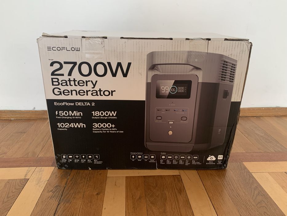 Ecoflow delta 2 usa нова 1024 wh 2700 w