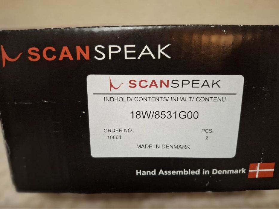 Głośniki Scan Speak Revelator 18W/8531G00 STAN IDEALNY