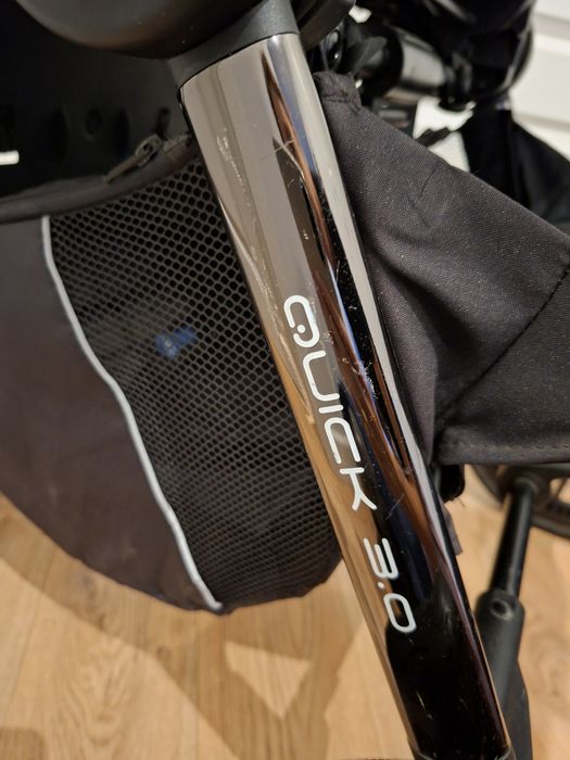 Wózek gondola i spacerówka 2w1 Muuvo Quick 3.0 chrom