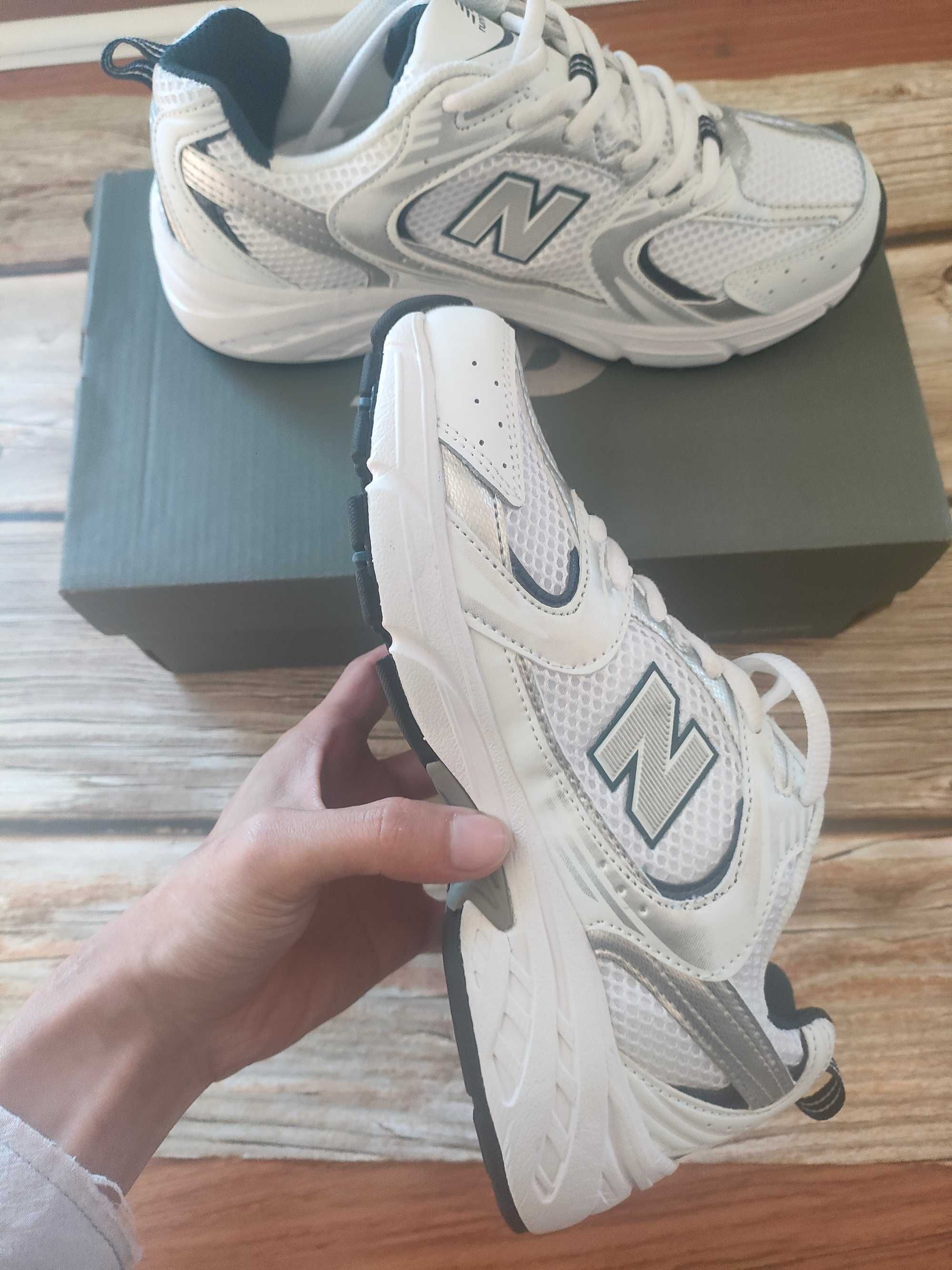 New Balance 530 White Silver Navy Eu 39