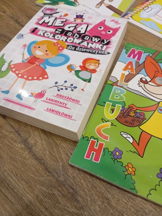 Kolorowanki dziecięce zestaw kolorowanek