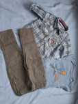 H&M Disney Tygrysek koszula, body, spodnie 9-12m-