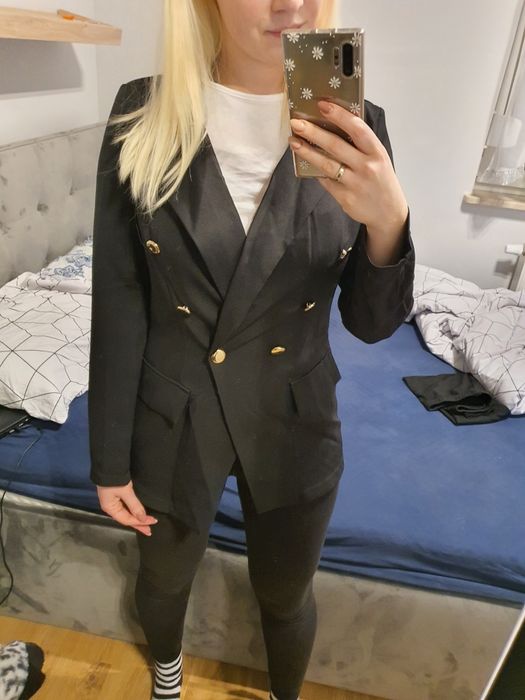 Marynarka czarna nowa S