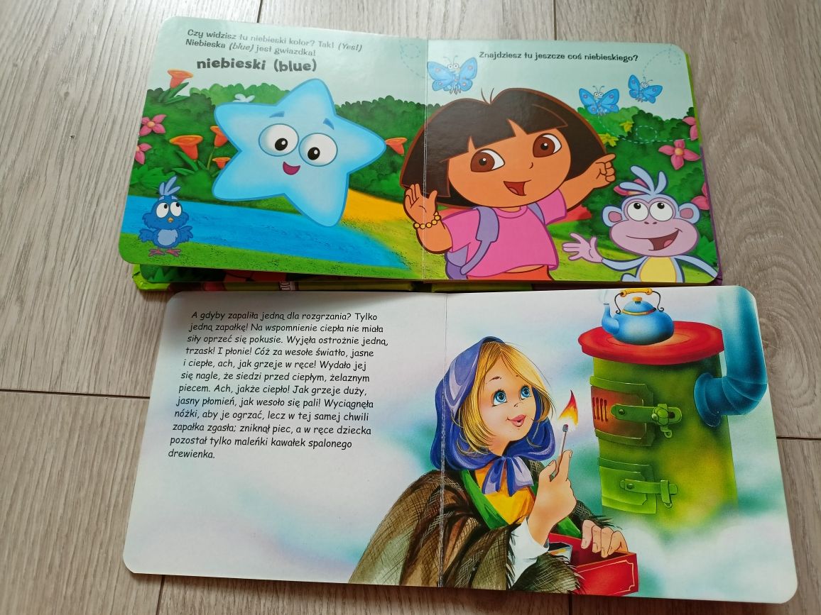 Dora poznaje świat Dziewczynka z zapałkam - książeczki dla najmlodszyc