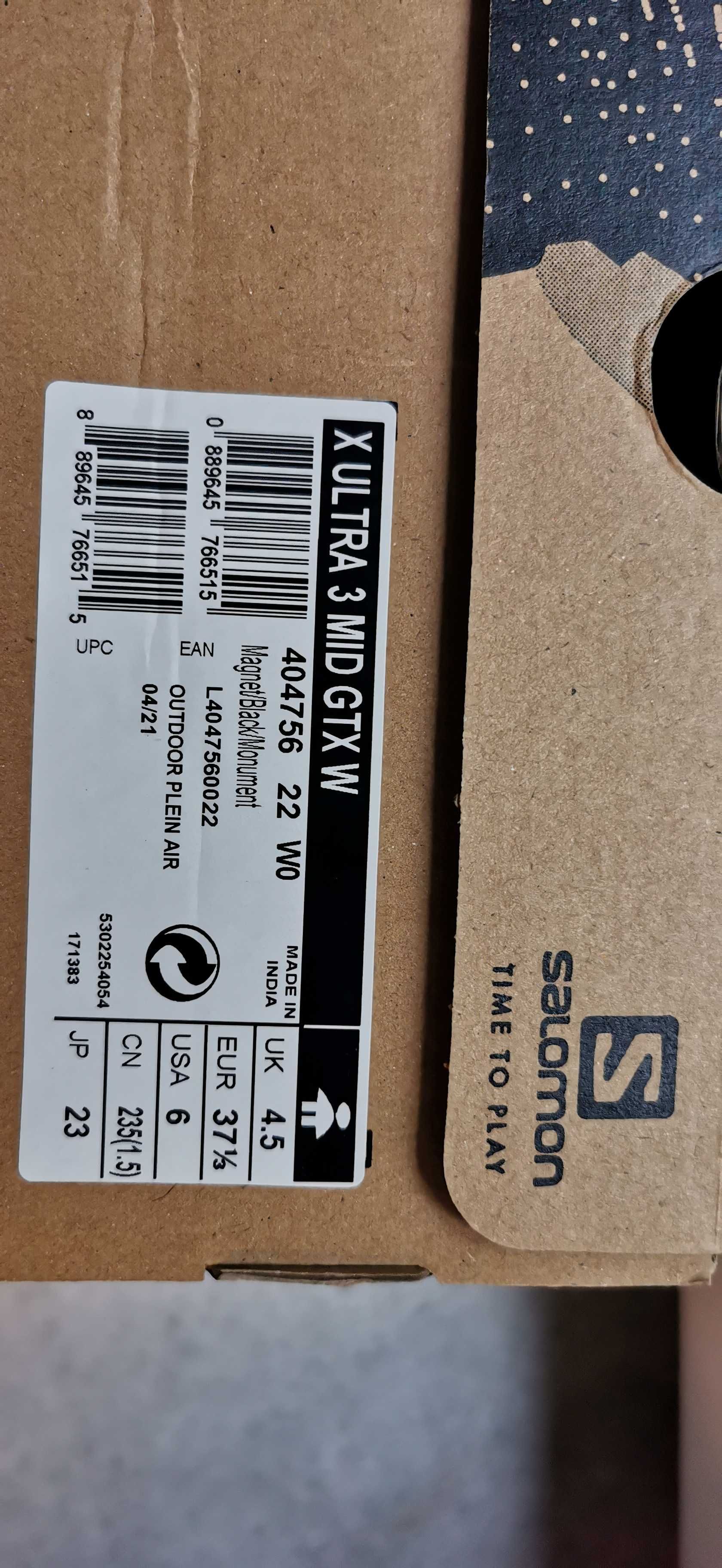 Buty trekkingowe Salomon X ULTRA 3 MID GTX W Rozmiar 37 1/3