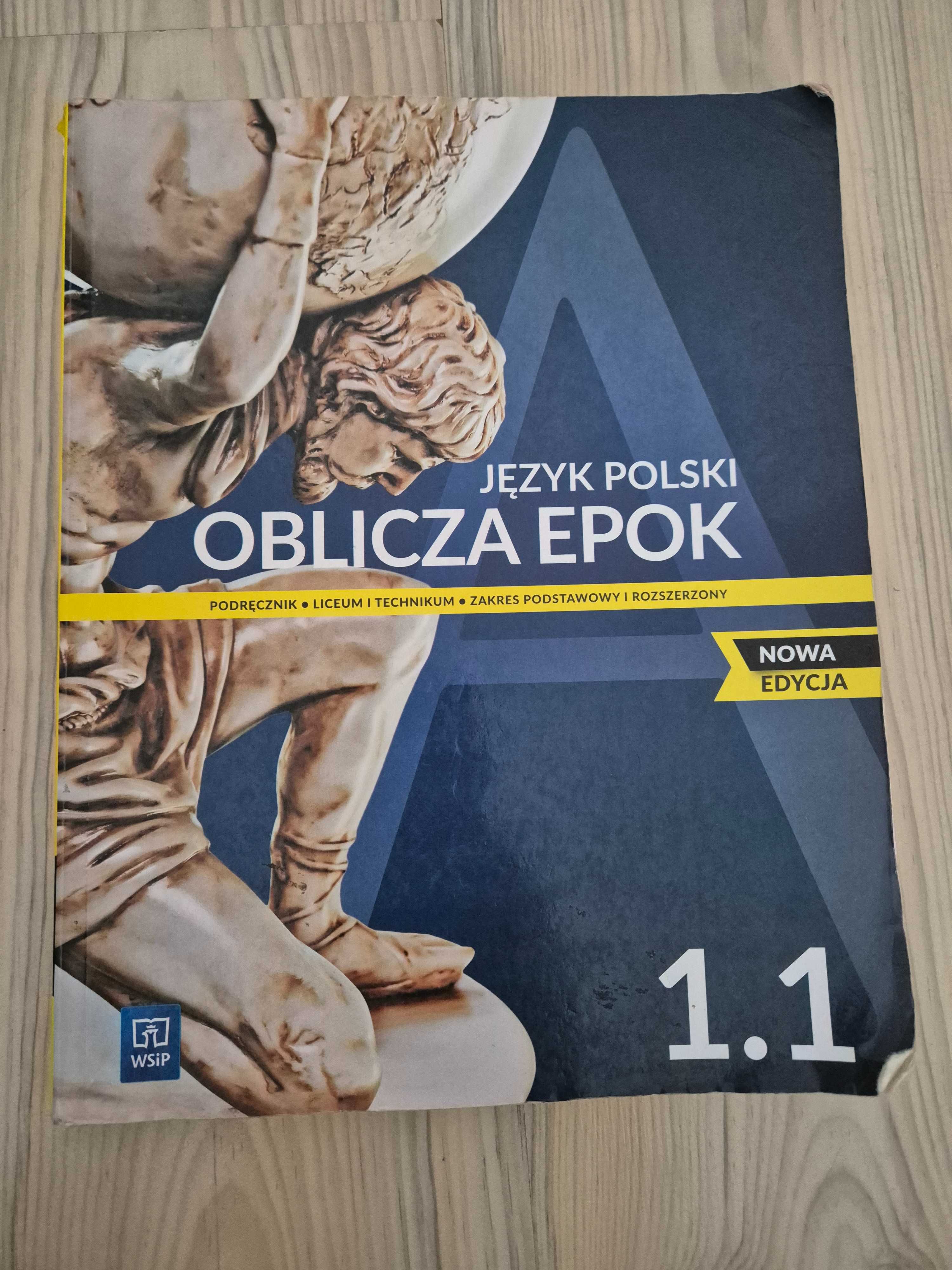 ,,Oblicza epok 1.1,, Podręcznik do języka polskiego