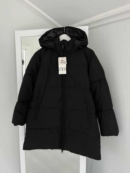 Пуховик жіночий zara куртка